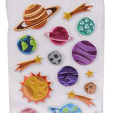 288PCSCTN PUFFY STICKERS IN OPP BAG WITH BACK CARD PACKING. - 785-6644419