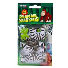 PEGATINAS MODELO 3D (CEBRA) - 785-6644551