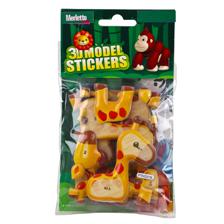 ADESIVOS DE MODELO 3D (GIRAFA) - 785-6644556