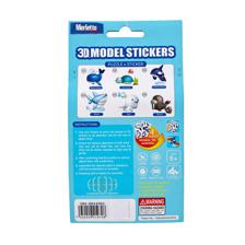 144PCSCTN 3D MODEL STICKERS INOPP BAG WITH CARD PACKING. DE - 785-6644562