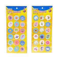 288PCSCTN SHEET EMBOSSED WAX SEA SOFT PUFFY STICKERS IN OPP - 785-7144421