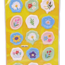 288PCSCTN SHEET EMBOSSED WAX SEA SOFT PUFFY STICKERS IN OPP - 785-7144421