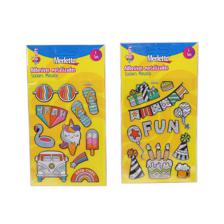 288PCSCTN SHEET METTALIC FANCYSTICKERS IN OPP BAG WITH BACK - 785-7144424