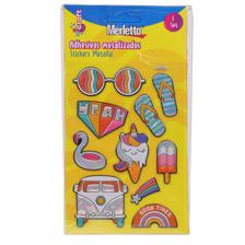 288PCSCTN SHEET METTALIC FANCYSTICKERS IN OPP BAG WITH BACK - 785-7144424