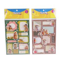 288PCSCTN SHEET KAWAII MEMO HANDMADE STICKER IN OPP BAG WIHT - 785-7144598