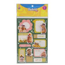 288PCSCTN SHEET KAWAII MEMO HANDMADE STICKER IN OPP BAG WIHT - 785-7144598