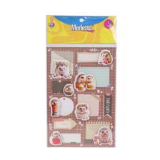 288PCSCTN SHEET KAWAII MEMO HANDMADE STICKER IN OPP BAG WIHT - 785-7144598