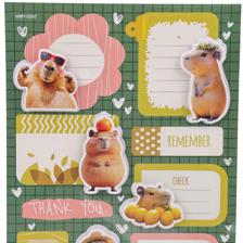 288PCSCTN SHEET KAWAII MEMO HANDMADE STICKER IN OPP BAG WIHT - 785-7144598