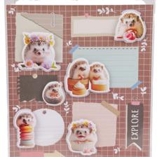 288PCSCTN SHEET KAWAII MEMO HANDMADE STICKER IN OPP BAG WIHT - 785-7144598