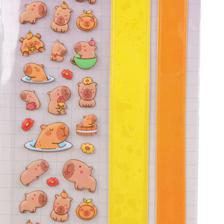 288PCSCTN SHEET FUN WITH STICKERS DIY BRACELETS WITH BACK CA - 785-7144601