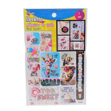 ADESIVO DE VINIL DE 1 FOLHA COM CARTÃO L - 785-7144603