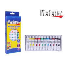 ACRYLIC PAINT SET 12ML 12PCS - 785-7192641