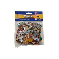 144BAGS/CTN 100PCS PAPER+FOAMSTICKERS IN OPP BAG WITH HEADE - 785-7493776