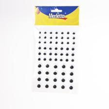 OJOS MOVIBLES NEGROS 62 PZAS TAMANOS 10MM, 12MM, 15MM - 785-7564563