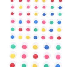 288BAGSCTN 62PCS MOVING EYES ON PET SHEET IN OPP BAG WITH HE - 785-7564565