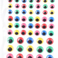 OLHOS MÓVEIS 5 CORES 62 PEÇAS TAMANHOS 10 MM, 12 MM, 15 MM - 785-7564568