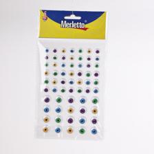 OLHOS MÓVEIS 4 CORES 62 PEÇAS TAMANHOS 10 MM, 12 MM, 15 MM - 785-7564569