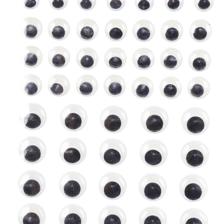 OJOS MOVIBLES BRILLAN EN LA OSCURIDAD 62 PZAS TAMANOS 10MM, 12MM, 15MM - 785-7564570