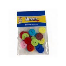 BOTONES 25pza 2cm COLORES SURTIDOS - 785-7963978
