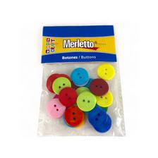 BOTONES 25pza 2cm COLORES SURTIDOS - 785-7963978