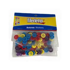 BOTÕES: 90 unidades, 1 cm, CORES VARIADAS - 785-7963979