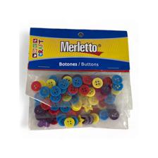 BOTÕES: 90 unidades, 1 cm, CORES VARIADAS - 785-7963979