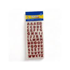 55 peças de adesivos de alfabeto vermelho - 785-7963983