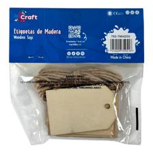 288BAGS/CTN 8PCS WOODEN TAGS &1PC JUTE IN OPP BAG WITH HEAD - 785-7964255