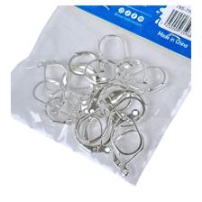 GANCHO PARA ARETES 20PZA 1.6cm PLATA - 785-7964272