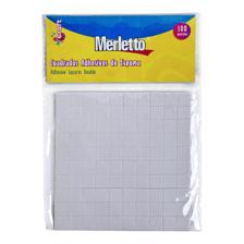 SET DE CUADRADOS DE ESPUMA 100PZA 10x10x2mm BLANCO - 785-7964275