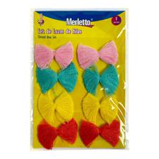 144BAGS/CTN 8PCS THREAD BOWS WITH BACK CARD IN OPP BAG PACKI - 785-7964279