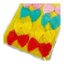 144BAGS/CTN 8PCS THREAD BOWS WITH BACK CARD IN OPP BAG PACKI - 785-7964279