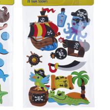 144BAGS/CTN 3D FOAM STICKERS ON PET SHEET IN OPP BAG WITH HE - 785-8944088