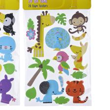 ADHESIVO DE FOMI 3D - ANIMALES - 785-8944093