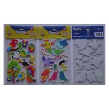 144BAGS/CTN 3D FOAM STICKERS ON PET SHEET IN OPP BAG WITH HE - 785-8944100
