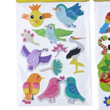 144BAGS/CTN 3D FOAM STICKERS ON PET SHEET IN OPP BAG WITH HE - 785-8944100