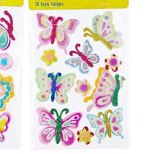 ADHESIVO DE FOMI 3D - MARIPOSA - 785-8944102