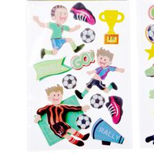 144BAGS/CTN 3D FOAM STICKERS ON PET SHEET IN OPP BAG WITH HE - 785-8944105