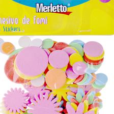 ADHESIVO DE FOMI 102PZA FLORES - 785-8944125