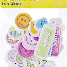 ADHESIVO DE FOMI 43PZA CARITA FELIZ - 785-8944126