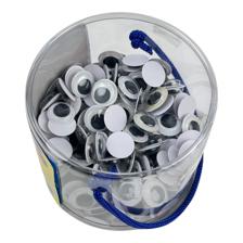 CAIXA DE OLHOS MÓVEIS DE PVC 15mm 500PCS - 785-8944141