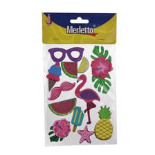 STICKER DE FOMI 3D (FLAMINGO) - 785-8944432