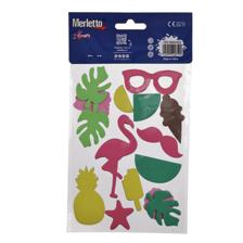 STICKER DE FOMI 3D (FLAMINGO) - 785-8944432