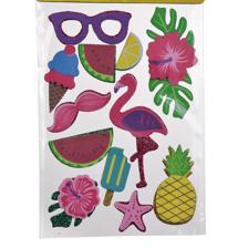 STICKER DE FOMI 3D (FLAMINGO) - 785-8944432