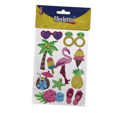 STICKER DE FOMI 3D (FLAMINGO) - 785-8944432