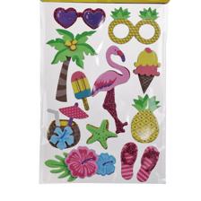 STICKER DE FOMI 3D (FLAMINGO) - 785-8944432