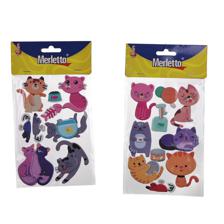 STICKER DE FOMI 3D (GATOS) - 785-8944433