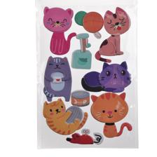 STICKER DE FOMI 3D (GATOS) - 785-8944433