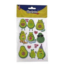 STICKER DE FOMI 3D (AGUACATE) - 785-8944434