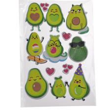 STICKER DE FOMI 3D (AGUACATE) - 785-8944434